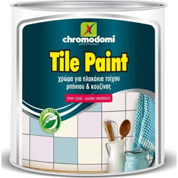 Chromodomi Tile Paint Λευκό Χρώμα Πλακιδίων 2.5lt