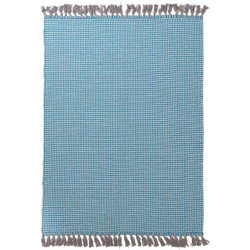 Royal Carpet Urban Cotton Kilim Houndstooth Caribbean Sea Χαλί Ορθογώνιο Κιλίμι Καλοκαιρινό Βαμβακερό 130x190cm