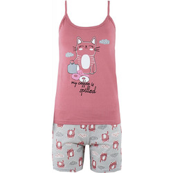 Gsecret Babydoll Καλοκαιρινό Βαμβακερό Κοραλί 8637
