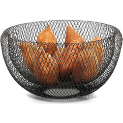 Φρουτιέρα Mesh Xl 153006 Φ40cm Black Philippi Μέταλλο