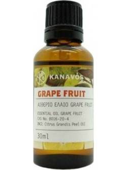 Kanavos Αιθέριο Έλαιο Γρέϊπφρουτ 30ml