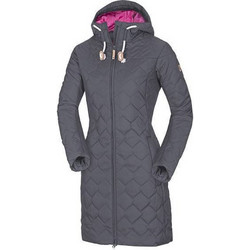 Northfinder Aleigha Γυναικείο Μπουφάν Χειμωνιάτικο Puffer Μακρύ Αντιανεμικό Γκρι BU-4537SP-824