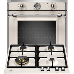 Bertazzoni Φούρνος Ηλεκτρικός Άνω Πάγκου 76lt 59.5cm F609HEREKTAX με Εστίες Αερίου P604LHERAX HERITAGE