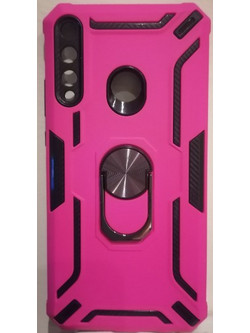 Θήκη Finger Ring Kickstand Armor για Huawei P40 Lite Ε Εντονο Ροζ (OEM)