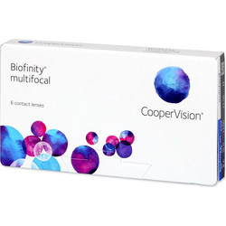 Cooper Vision Biofinity Multifocal Μηνιαίοι Φακοί Επαφής Πολυεστιακοί Σιλικόνης Υδρογέλης 6τμχ
