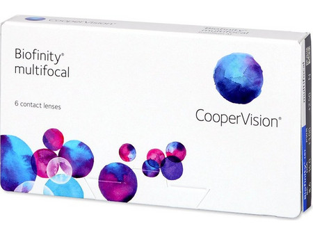 Cooper Vision Biofinity Multifocal Μηνιαίοι Φακοί Επαφής Πολυεστιακοί Σιλικόνης Υδρογέλης 6τμχ