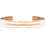 Daniel Wellington Γυναικείο Βραχιόλι Βέργα από Ατσάλι Ροζ Χρυσό DW00400005