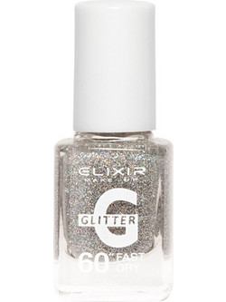 Elixir 4G Fast Dry 184 Glitter Βερνίκι Νυχιών Μακράς Διαρκείας Quick Dry 13ml