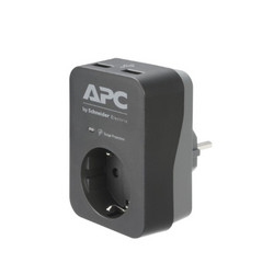 APC Essential SurgeArrest PME1WU2B-GR 1Οutlet +USB PME1WU2B-GR