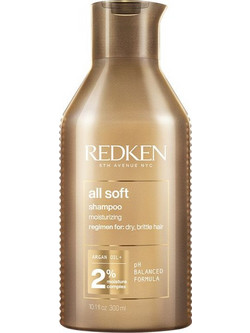 Redken All Soft Σαμπουάν για Ξηρά & Ταλαιπωρημένα Μαλλιά 300ml