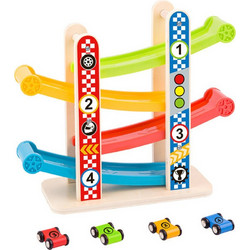 Tooky Toy Ξύλινα Πίστα με Αυτοκινητάκια Small TY840