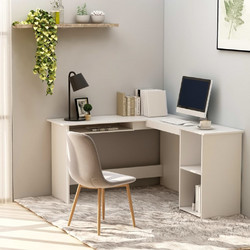 vidaXL Γωνιακό Γραφείο Ξύλινο 120x140x75cm 800747