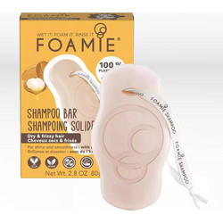 Foamie Kiss Me Bar Σαμπουάν & Αφρόλουτρο για Φριζάρισμα για Ξηρά & Ταλαιπωρημένα Μαλλιά 80gr