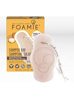 Foamie Kiss Me Bar Σαμπουάν & Αφρόλουτρο για Φριζάρισμα για Ξηρά & Ταλαιπωρημένα Μαλλιά 80gr