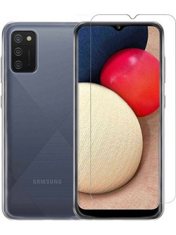 Redshield Set TPU Samsung Galaxy A02s Θήκη & Tempered Glass
