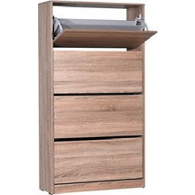 Velco Latte Παπουτσοθήκη Ξύλινη Μ73xΠ26xΥ157cm 632-3446-32