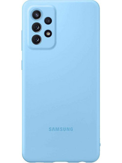 Samsung Silicone Back Cover Blue (Galaxy A72)
