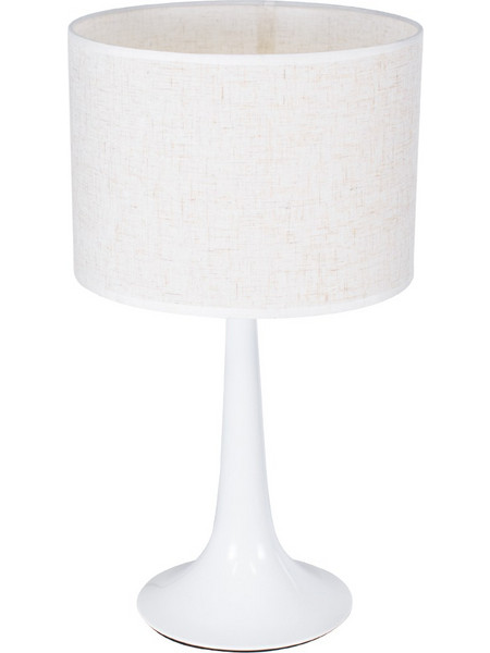Globostar Ambrosia 01395 Πορτατίφ Ε27 Λευκό Φ25xΥ46cm