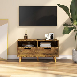 vidaXL Έπιπλο Τηλεόρασης Ξύλινο Δρυς Μ90xΠ40xΥ48.5cm 326785