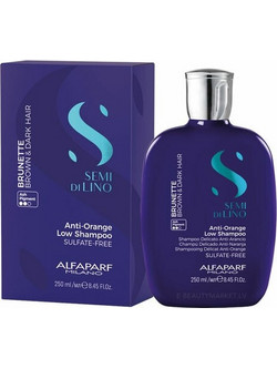 Alfaparf Milano Semi Di Lino Anti-Orange Low Σαμπουάν για Επανόρθωση για Βαμμένα Μαλλιά 250ml