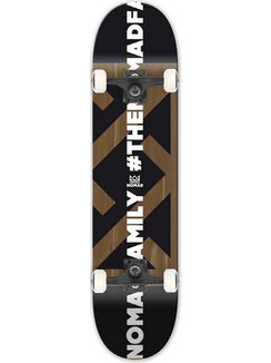 Nomad Skateboards Wood Hashtag Complete Skate Black 8.0