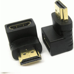DeTech DeTech Adapter HDMI F - HDMI M Angle, Black - 17121 01267