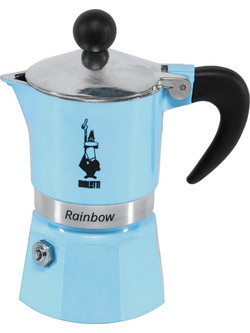 Bialetti Rainbow Μπρίκι Espresso 1Cup Μπλε