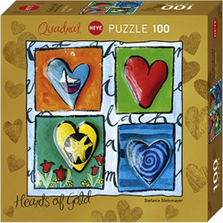 Puzzle Heye Puzzle Hearts Of Gold 4 Times 100 Κομμάτια