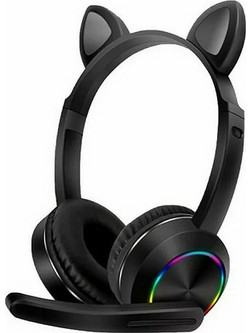AKZ-020 Gaming Headset On Ear Black