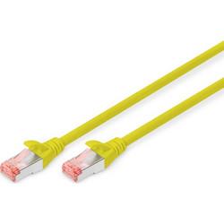 Digitus S/FTP Cat.6 Καλώδιο Δικτύου Ethernet 0.5m Yellow