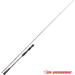 Sim Engineering Tai-Master Καλάμι Ψαρέματος για Tai Rubber Carbon Δίσπαστο 2.13m -160gr