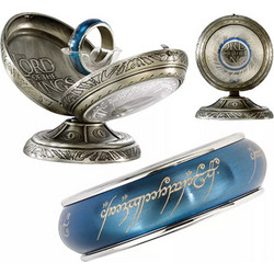 The Noble Collection The Lord Of The Rings The One Ring Blue NN1342
