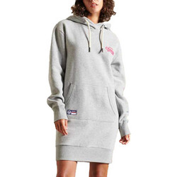 Superdry Mini Καθημερινό Φόρεμα Γκρι W8011083A-5WB