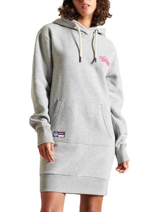 Superdry Mini Καθημερινό Φόρεμα Γκρι W8011083A-5WB