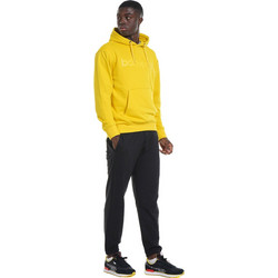 Body Action Sportswear Hoodie Ανδρικό Αθλητικό Φούτερ με Κουκούλα Κίτρινο 063126