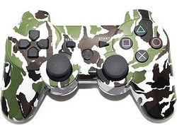 Ασύρματο Χειριστήριο Bluetooth Με Δόνηση Για Playstation 3 / PS3 - Camo Πράσινο
