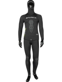 Salvimar Wet Drop Cell Ολόσωμη Στολή Κατάδυσης Ξυρισμένη Neoprene με Επιστήθιο για Αυτόνομη Κατάδυση 5mm
