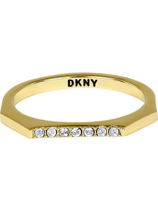 DKNY Γυναικείο Δαχτυλίδι Χρυσό με Swarovski 5548759