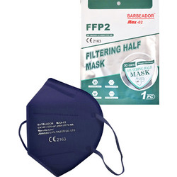 Barbeador MAX-02 FFP2 Filtering Half Mask Μπλε 1τμχ