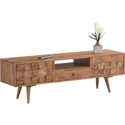 Woodwell Έπιπλο Τηλεόρασης Ξύλινο Φυσικό Χρώμα Μ140xΠ35xΥ45cm Teka EA7047