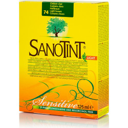 Sanotint Light 74 Καστανό Ανοιχτό Φυτική Ημιμόνιμη Βαφή Μαλλιών Χωρίς Αμμωνία 125ml