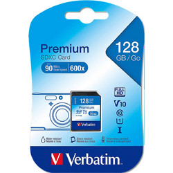 Verbatim Premium SDXC 128GB Class 10 U1 UHS-I