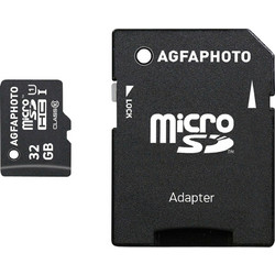 Agfaphoto Mobile High Speed microSDHC 32GB Class 10 U1 UHS-I + Adapter