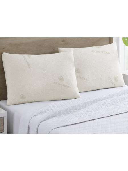 Σετ Μαξιλαροθήκες Aloe Vera Γαρύφαλλο 2 Τεμαχίων 50x70