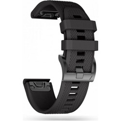 Tech-Protect Smooth Λουράκι Σιλικόνης Black (Garmin Fenix 5 / 6 / 6 Pro / 7)