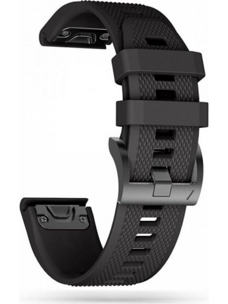 Tech-Protect Smooth Λουράκι Σιλικόνης Black (Garmin Fenix 5 / 6 / 6 Pro / 7)