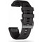 Tech-Protect Smooth Λουράκι Σιλικόνης Black (Garmin Fenix 5 / 6 / 6 Pro / 7)