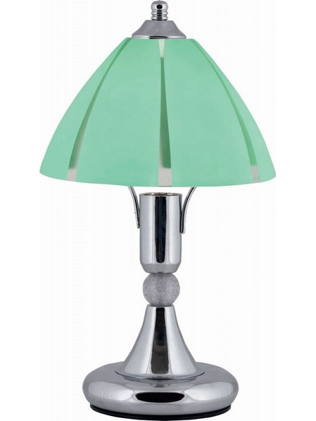 Arkolight 1147-418 Πορτατίφ E14 Τιρκουάζ Ασημί Φ18xΥ30cm