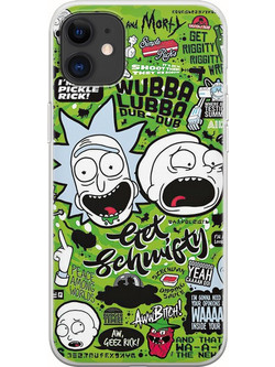 Θήκη Rick And Morty iPhone 11 Flexible TPU (Διάφανη Σιλικόνη)