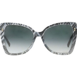 Missoni MIS 0083/S S37 Γυναικεία Γυαλιά Ηλίου Πεταλούδα Κοκάλινα Χρυσά Μαύρα με Μαύρο Polarized Φακό